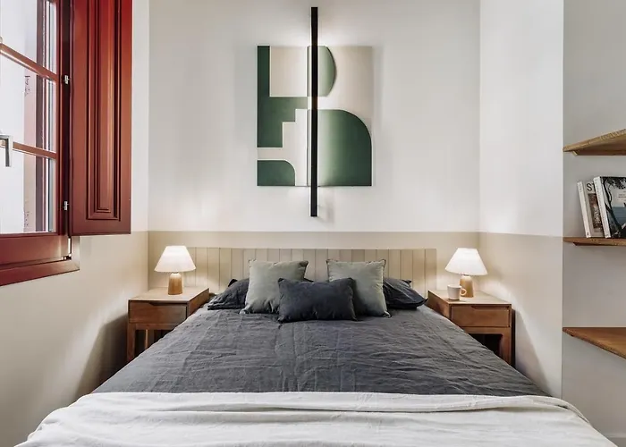 아파트 Xelida - 2 Bedrooms And Balcony In Sant Antoni 바르셀로나